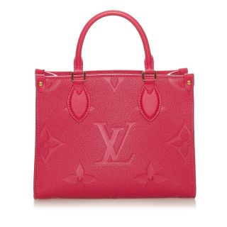 ルイヴィトン(LOUIS VUITTON)の美品 ルイ ヴィトン アンプラント オンザゴーPM ハンドバッグ ショルダーバッグ 2WAY M45660 レザー レディース LOUIS VUITTON 【1-0027278】(ハンドバッグ)