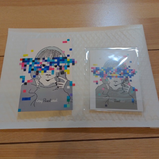 MAKERS SPACE x 山口真人 stay pixelated ステッカー