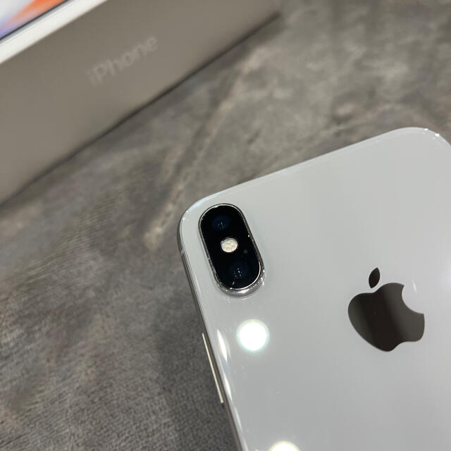 Apple iPhoneX 64GB シルバー　品