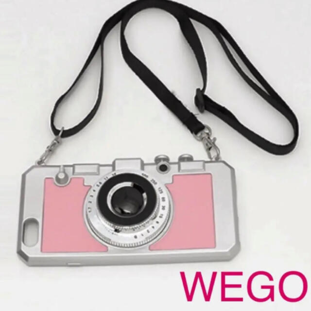 WEGO(ウィゴー)の新品 WEGO カメラ型 iphoneケース iphoneカバー カメラ ケース スマホ/家電/カメラのスマホアクセサリー(iPhoneケース)の商品写真