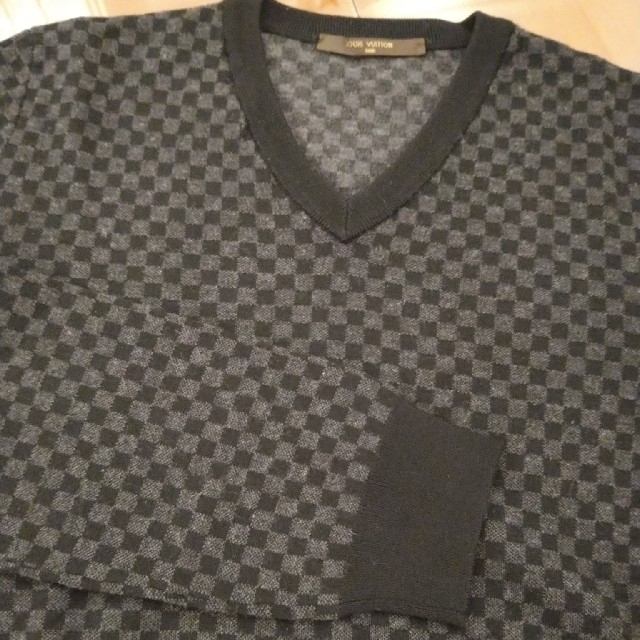 お値下中【超美品✨】ルイヴィトン ダミエグラフィット Vネックセーターメンズ✨M