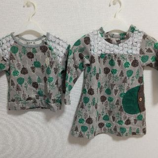 ラグマート(RAG MART)のラグマート 双子 90 ミックス お揃い 長袖 トップス(Tシャツ/カットソー)