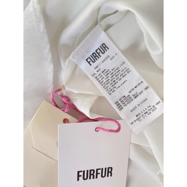 fur fur(ファーファー)のFUR FUR プリーツラッフルブラウス レディースのトップス(シャツ/ブラウス(長袖/七分))の商品写真