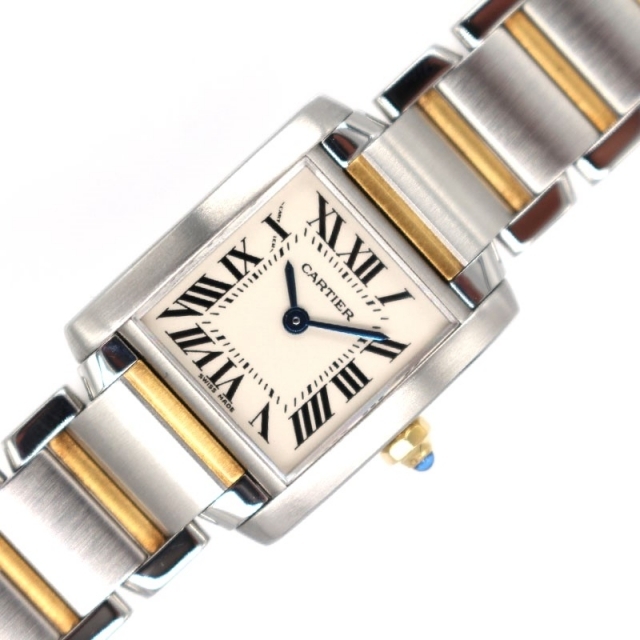 カルティエ Cartier タンクフランセーズSM 腕時計 レディースファッション小物