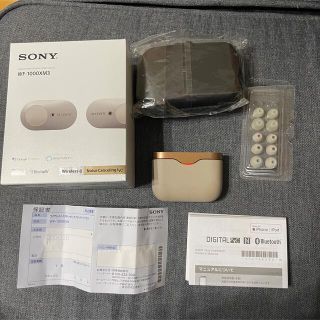 ソニー(SONY)のSONY ノイズキャンセル機能搭載 完全ワイヤレスイヤホン WF-1000XM3(ヘッドフォン/イヤフォン)