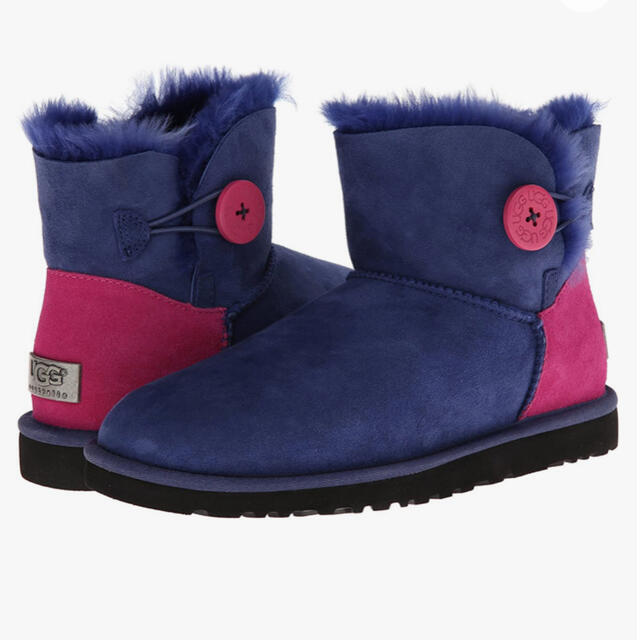 新品 未着 アグ UGG Australia W ミニベイリーボタン ネオン