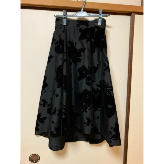 MERCURYDUO(マーキュリーデュオ)のマーキュリーデュオ　フロッキースカート レディースのスカート(ひざ丈スカート)の商品写真