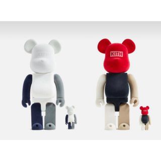 メディコムトイ(MEDICOM TOY)の新品未開封　KITH for Be@rbrick 100% & 400% セット(その他)