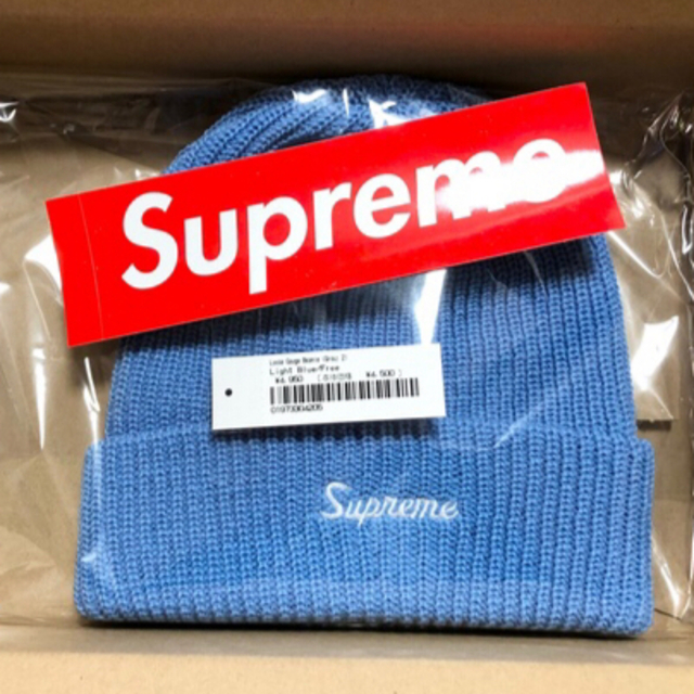 Supreme Loose Gauge Beanie （ライトブルー）【新品】