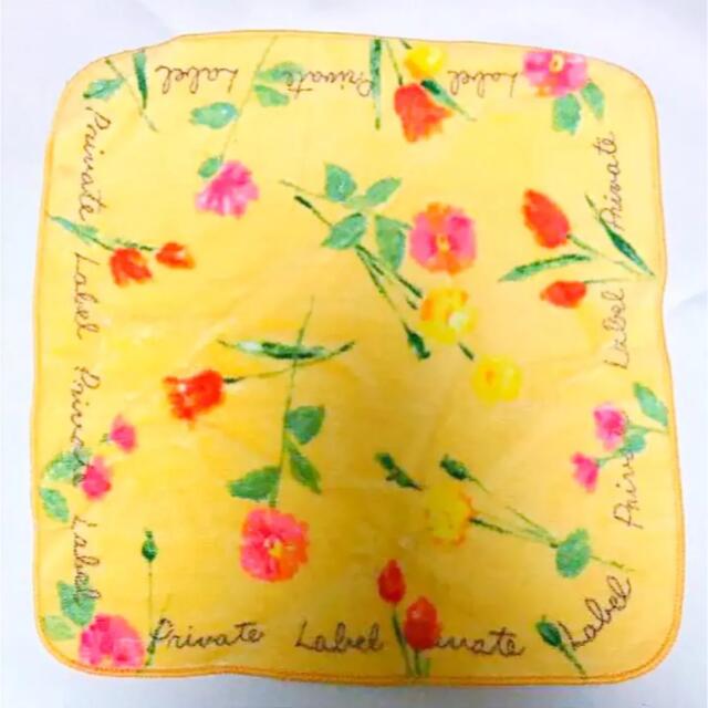 PRIVATE LABEL(プライベートレーベル)のタオルハンカチ 花柄 レディースのファッション小物(ハンカチ)の商品写真