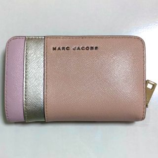 マークジェイコブス(MARC JACOBS)の【MARC JACOBS】 2つ折り　財布　ピンク(折り財布)