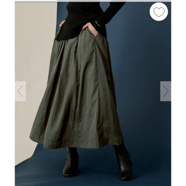 titivate(ティティベイト)のur's  タフタギャザースカート レディースのスカート(ロングスカート)の商品写真