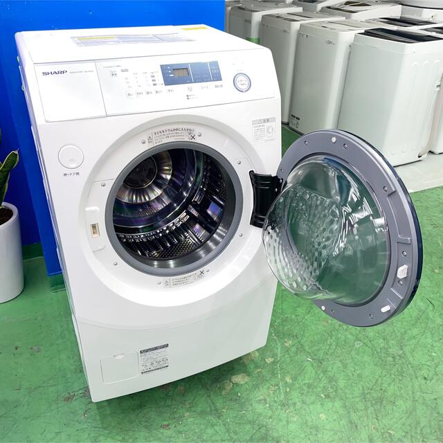 SHARP(シャープ)の⭐️SHARP⭐️ドラム式洗濯乾燥機　2020年10kg美品　大阪市近郊配送無料 スマホ/家電/カメラの生活家電(洗濯機)の商品写真
