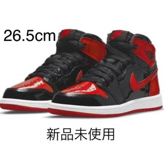 ナイキ(NIKE)のNIKE Air Jordan1 High OG Patent Bred26.5(スニーカー)