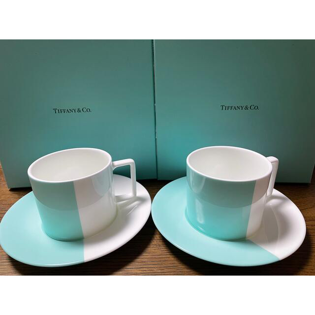 新品未開封 ティファニー TIFFANY＆Co カップ ペアカップ プラチナ