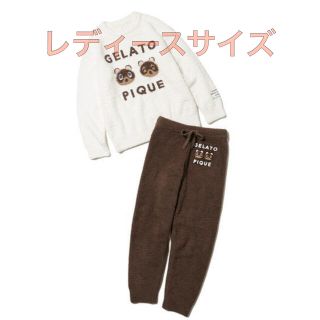 ジェラートピケ(gelato pique)の【あつまれ どうぶつの森】つぶまめジャガードプルオーバー&ロングパンツSET(ルームウェア)