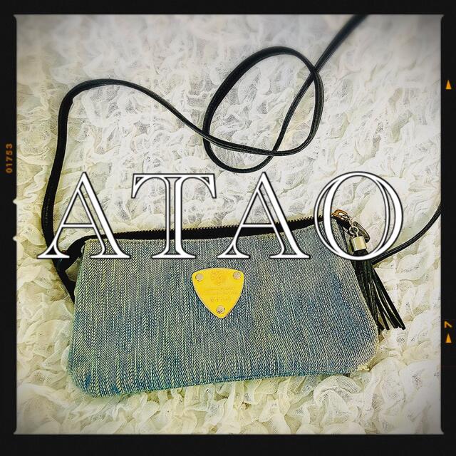 【バッグ】ATAOのお財布ポシェットBOO BOO（岡山産デニム）明日朝値上げ！