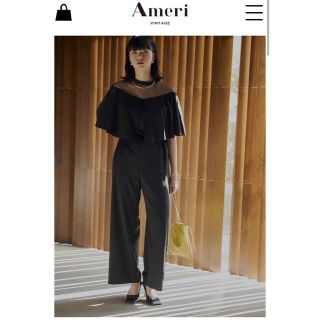 アメリヴィンテージ(Ameri VINTAGE)のrei様　専用　CURTAIN SHOULDER ROMPERS(オールインワン)