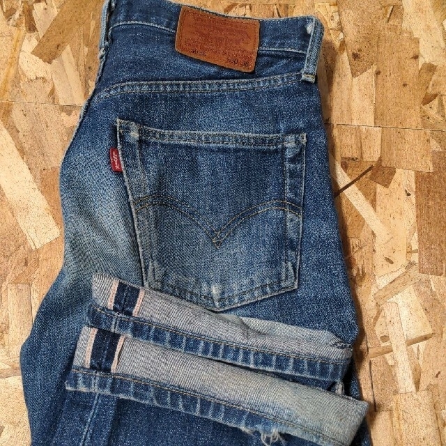 Levi's リーバイス W30 503BXX 革パッチ BIGE セルヴィッチ