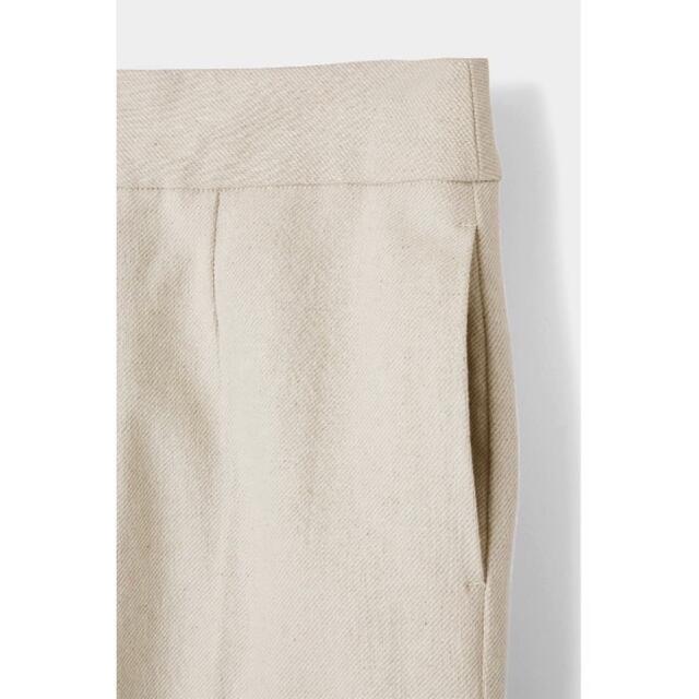 moussy(マウジー)のMOUSSY 【M_】LINEN BLEND パンツ 美品 レディースのパンツ(カジュアルパンツ)の商品写真