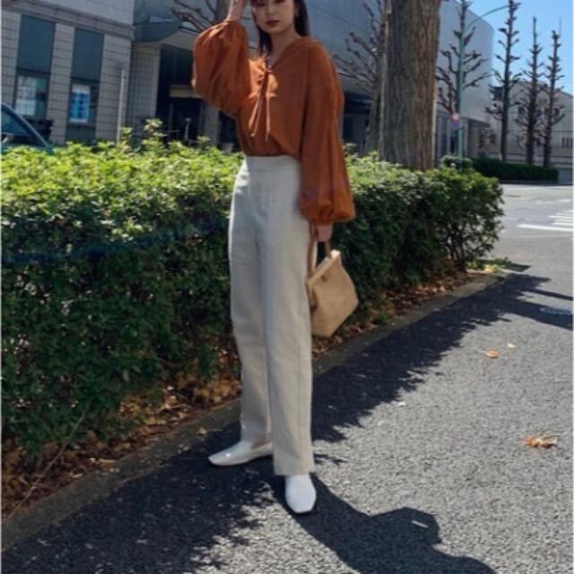 moussy(マウジー)のMOUSSY 【M_】LINEN BLEND パンツ 美品 レディースのパンツ(カジュアルパンツ)の商品写真