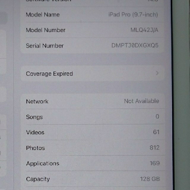 iPad Pro 9.7 Wifi-Cellular 128GB SIMフリー 2