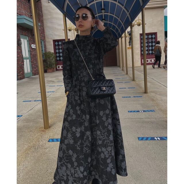 通販 人気】 KEILY - VINTAGE Ameri FLOWER ブラックMサイズ DRESS