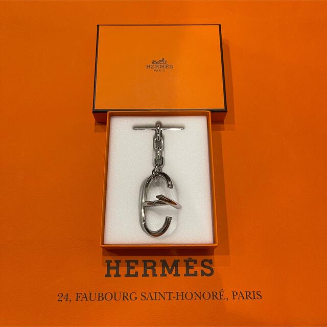 Hermes - 新品 レア HERMES エルメス シェーヌダンクル キーホルダー