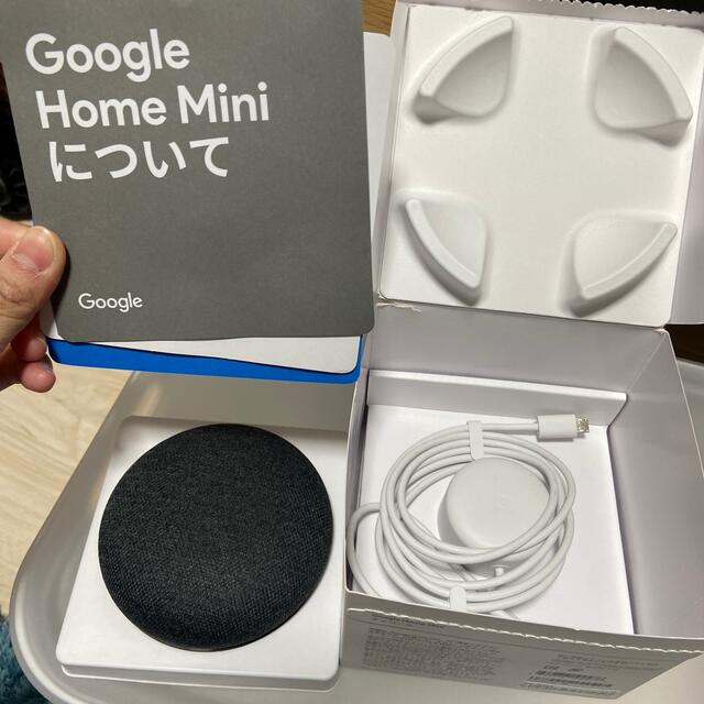 Google(グーグル)のGoogle home mini スマホ/家電/カメラのオーディオ機器(スピーカー)の商品写真