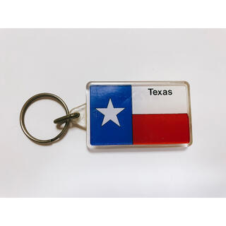 Texas テキサス　キーホルダー　昭和　レトロ　海外　土産(キーホルダー/ストラップ)