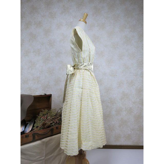 新作登場 Genet ストライプ ひざ下丈の通販 by パスの古着屋's shop|ラクマ Pelsone ドレス イエロー ゴールド 爆買いHOT