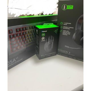 Razer 3点セット　キーボード、マウス、ヘッドセット(PC周辺機器)