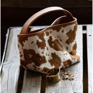 ノーブル(Noble)のchiiiibag noble 別注ヘアハイドバスケットBAG(ハンドバッグ)