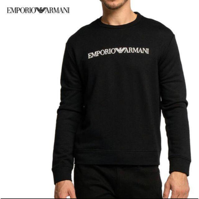 EMPORIO ARMANIスウェット トレーナー ブラック size L