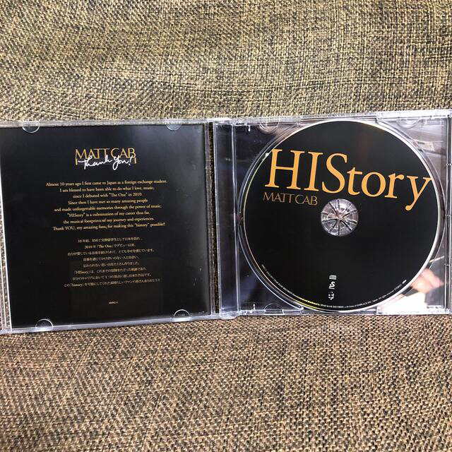 Matt Cab  HIStory CD エンタメ/ホビーのCD(ポップス/ロック(洋楽))の商品写真