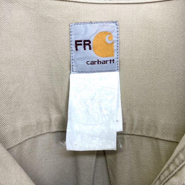 carhartt(カーハート)の希少 90s カーハート ワークシャツ タグロゴ ビッグシルエット メンズのトップス(シャツ)の商品写真