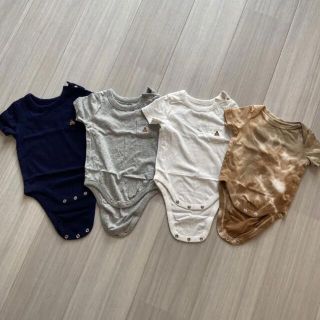 ベビーギャップ(babyGAP)のGAP Baby ロンパース 肌着　4点セット(ロンパース)