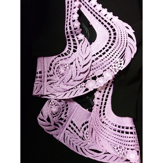 mame(マメ)のMame Embroidery Cuffs I-LineDress size1 レディースのワンピース(ロングワンピース/マキシワンピース)の商品写真
