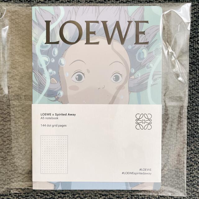 LOEWE(ロエベ)のロエベ　LOEWE 千と千尋　ノート　千尋　ススワタリ　ジブリ インテリア/住まい/日用品の文房具(ノート/メモ帳/ふせん)の商品写真