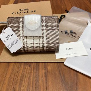 コーチ(COACH)のCOACH/二つ折り財布チェック(財布)