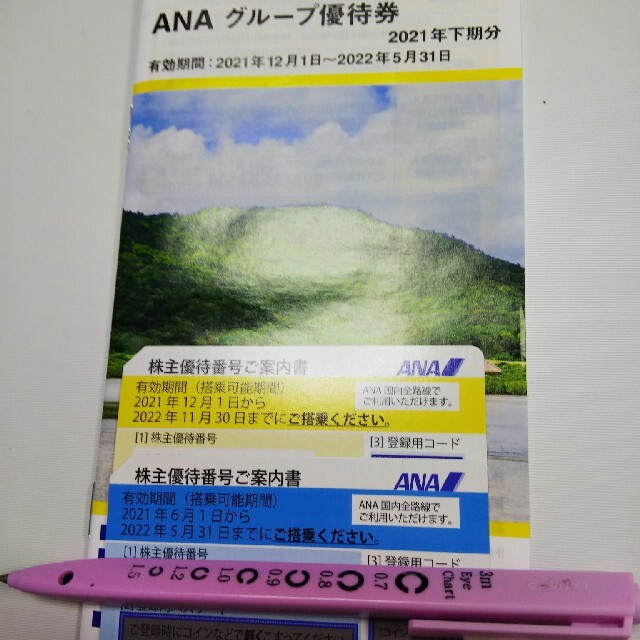 ANA株主優待券 チケットの優待券/割引券(その他)の商品写真