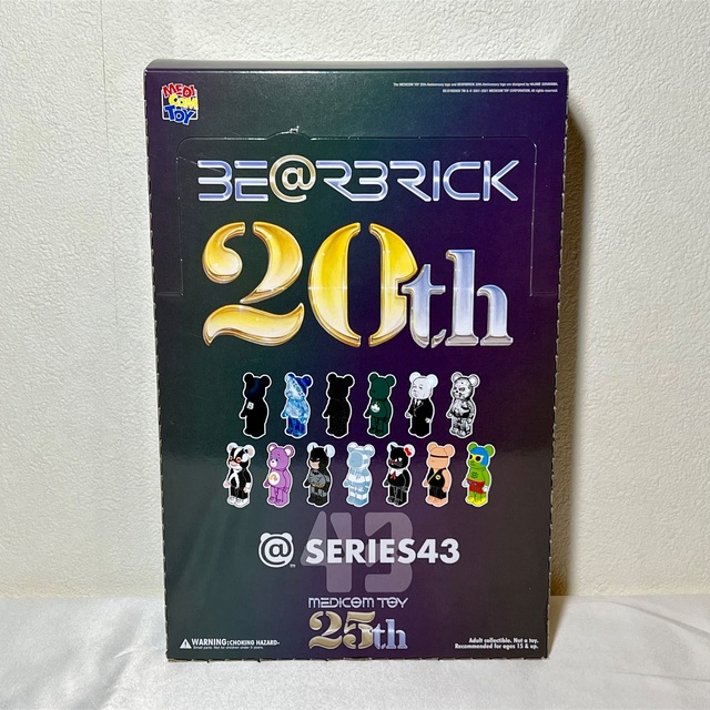 MEDICOM TOY(メディコムトイ)のBE＠RBRICK SERIES 43 24個入りBOX [メディコム・トイ] エンタメ/ホビーのフィギュア(その他)の商品写真