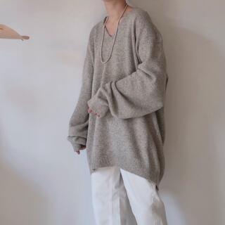 DEUXIEME CLASSE - ARGUE wool mellow mixyarn knit / grayの通販 by ...