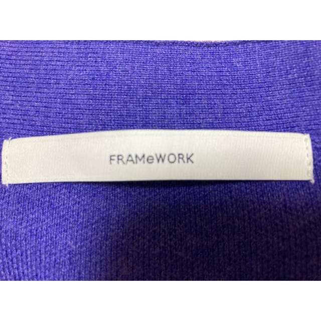 FRAMeWORK(フレームワーク)の 完売品❣️フレームワーク  ＊コットンWフェイスカーディガン＊　新品未使用❣️ レディースのトップス(カーディガン)の商品写真