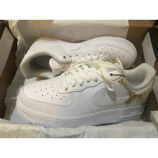 ナイキ(NIKE)のナイキ エアフォース1 ロー チャーム　ゴールド　ホワイトペンダント 23 (スニーカー)