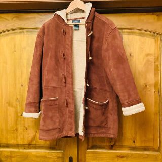 ラルフローレン(Ralph Lauren)のローレン　ラルフローレン　ダッフルコート　ボア　L ビッグシルエット　ブラウン(ダッフルコート)