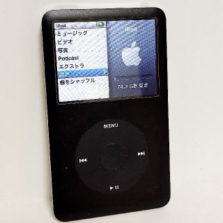 アップル(Apple)のiPod classic 80GB ブラック MB147J(ポータブルプレーヤー)