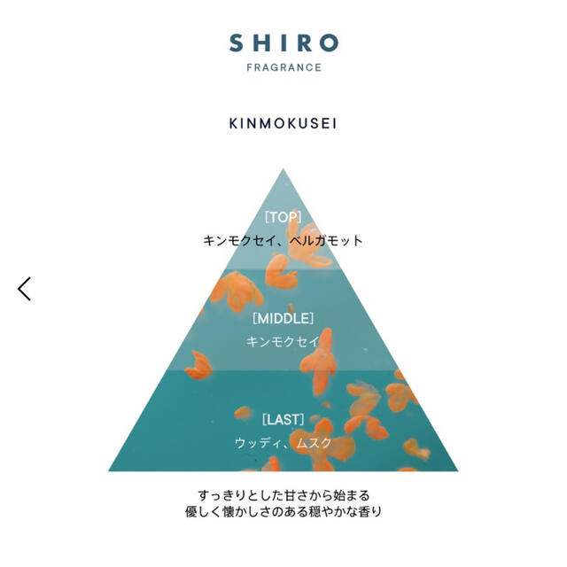 shiro(シロ)のSHIRO キンモクセイ オードパルファン 40ml コスメ/美容の香水(ユニセックス)の商品写真