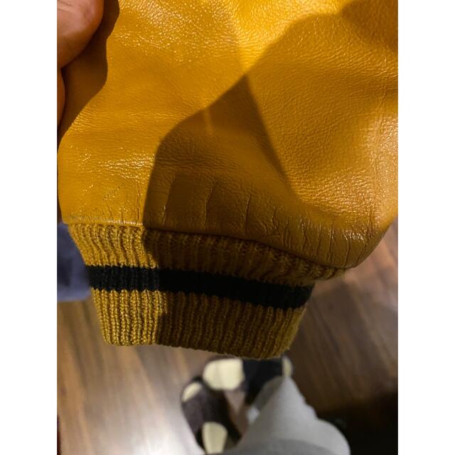Stussy big4 スタジャン かみつき オレンジ Stussy big4 スタジャン かみつき オレンジ