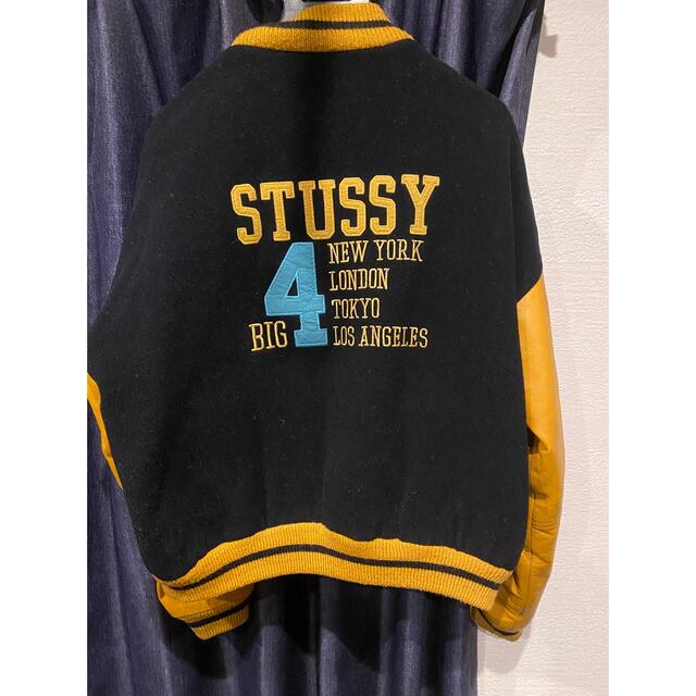 STUSSY(ステューシー)のstussy big4スタジャン　古着　 メンズのジャケット/アウター(スタジャン)の商品写真